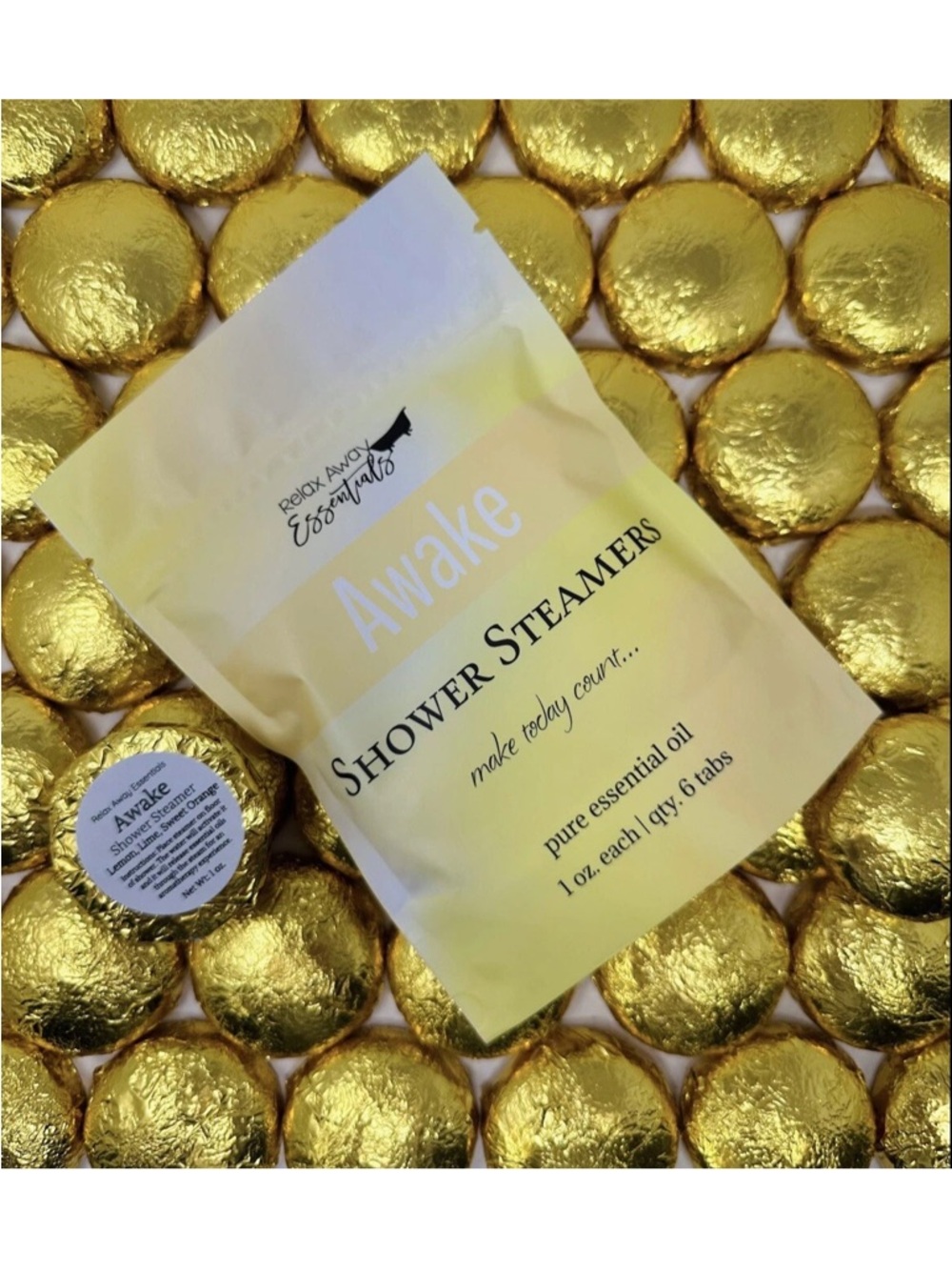 Awake Shower Steamers - Yellow Aromatherapy Pack